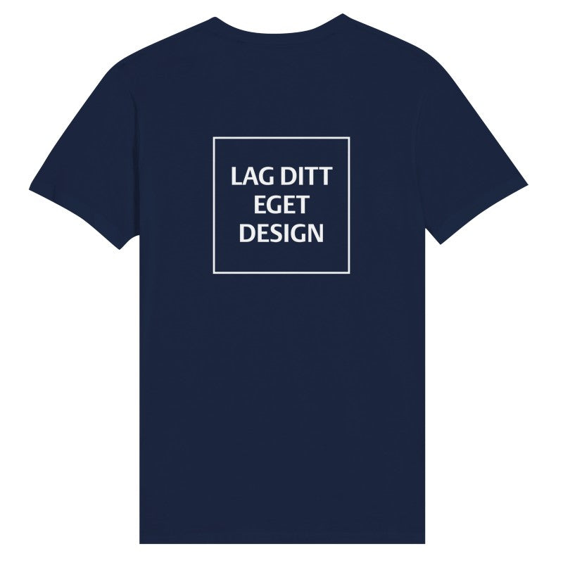 Designa din egen premium unisex-t-shirt med V-ringning och eget tryck