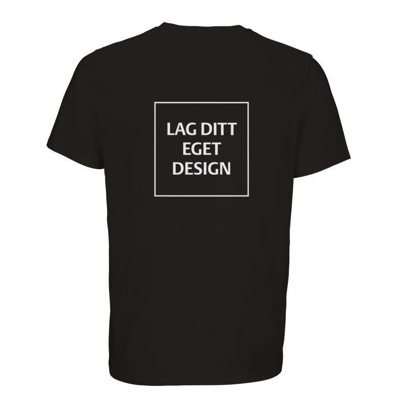 Designa din egen ekologiska unisex-T-shirt | T-shirt med eget tryck