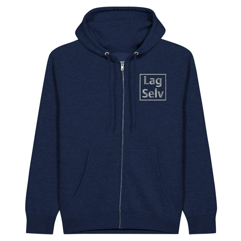 Designa din egen premium-unisex-hoodie med personligt broderi