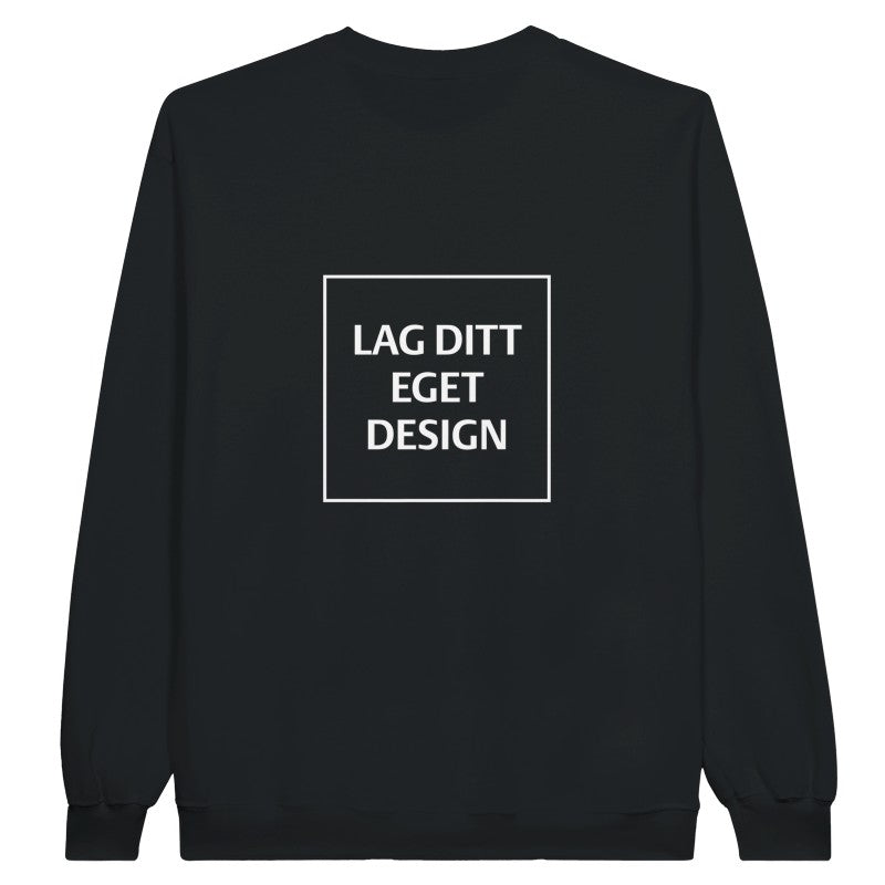 Personlig college-tröja med eget tryck | Designa din egen logotröja