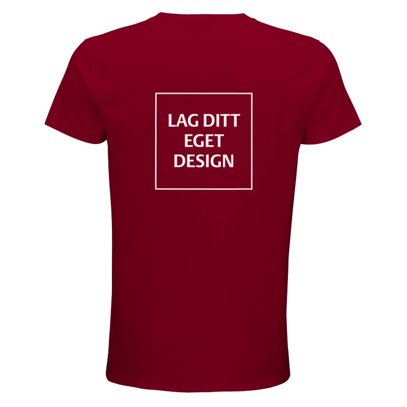 Ekologisk herr-t-shirt | Designa din egen med tryck