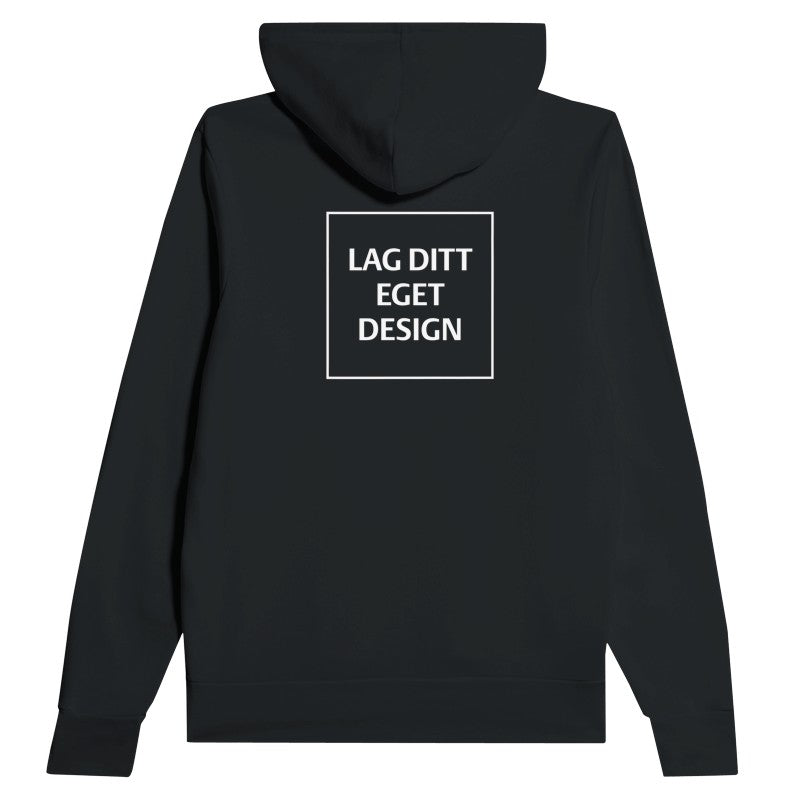 Personlig unisexhoodie med tryck | Skapa din egen