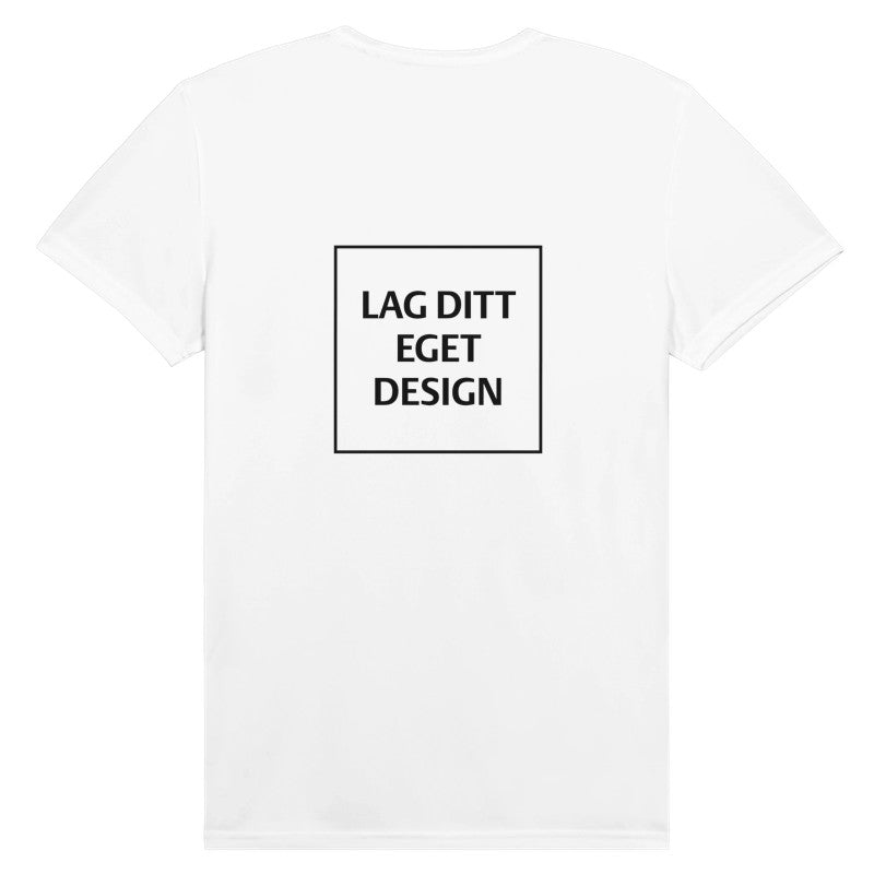 Performance-unisex-T-shirt – designa din egen med tryck