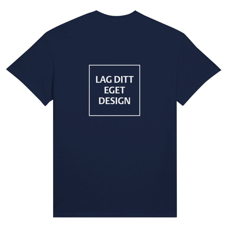 Designa din egen unisex-T-shirt med tryck | Personlig T-shirt i bomull