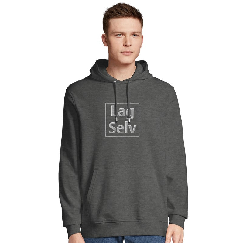 Personlig unisex-hoodie med broderi | Ekologisk och bekväm