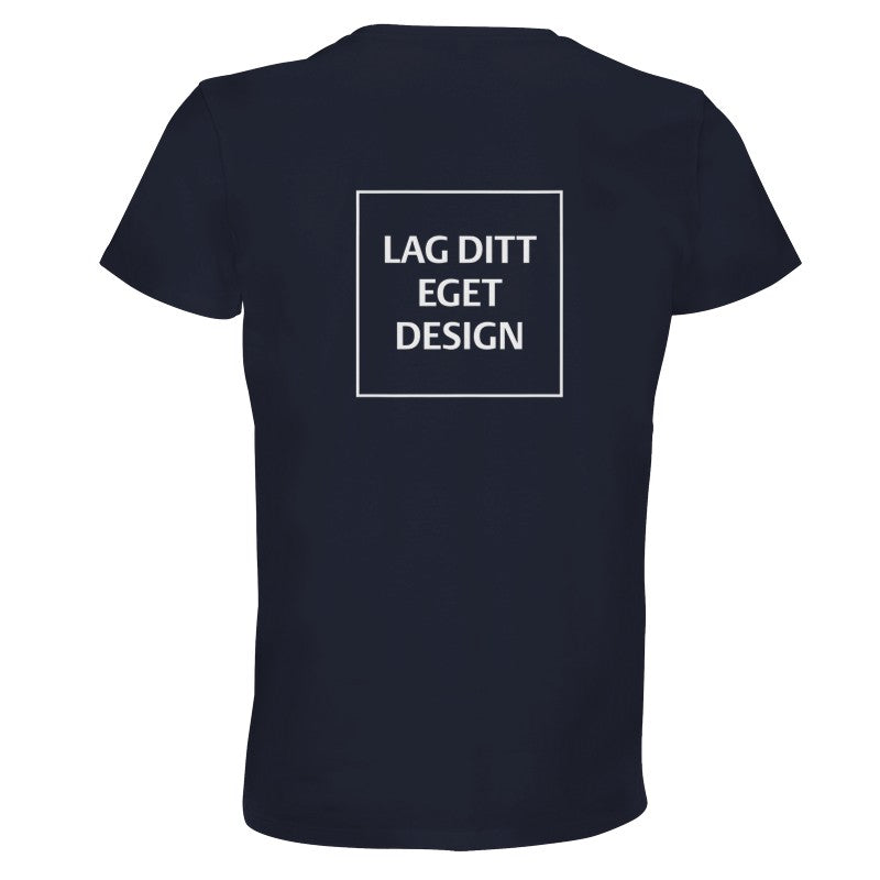 Återvunnen unisex-T-shirt med rund hals | Designa din egen T-shirt med tryck