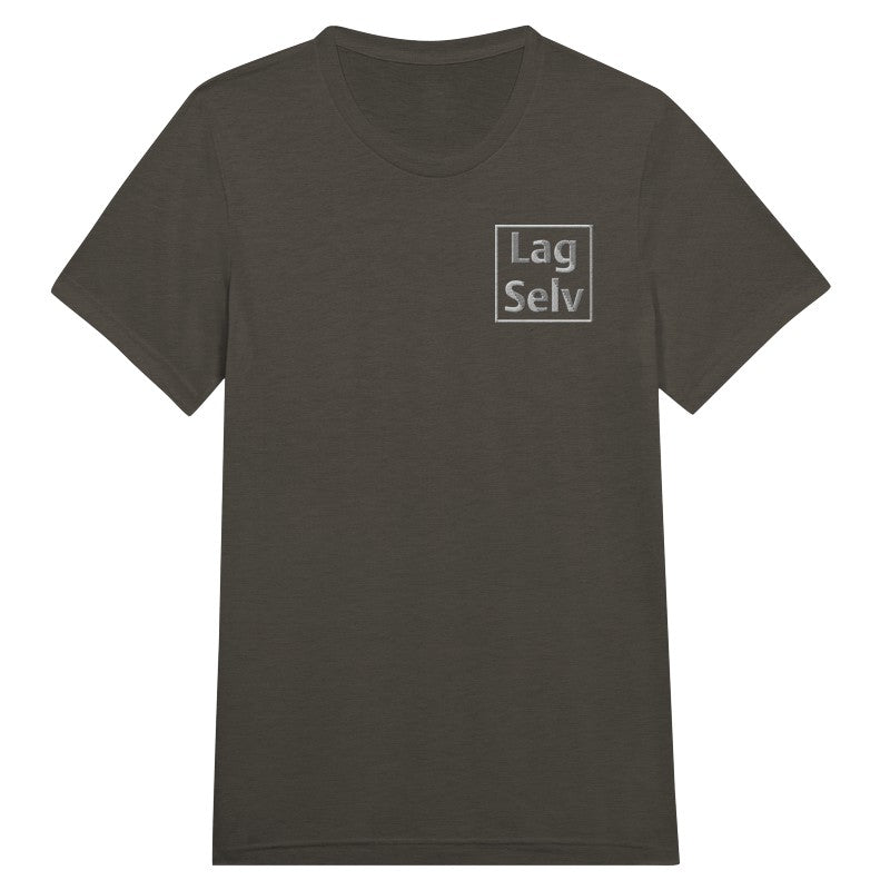 Designa din egen triblend-unisex-t-shirt med broderi