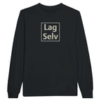 Personlig unisex-långärmad t-shirt med broderi – Designa din egen