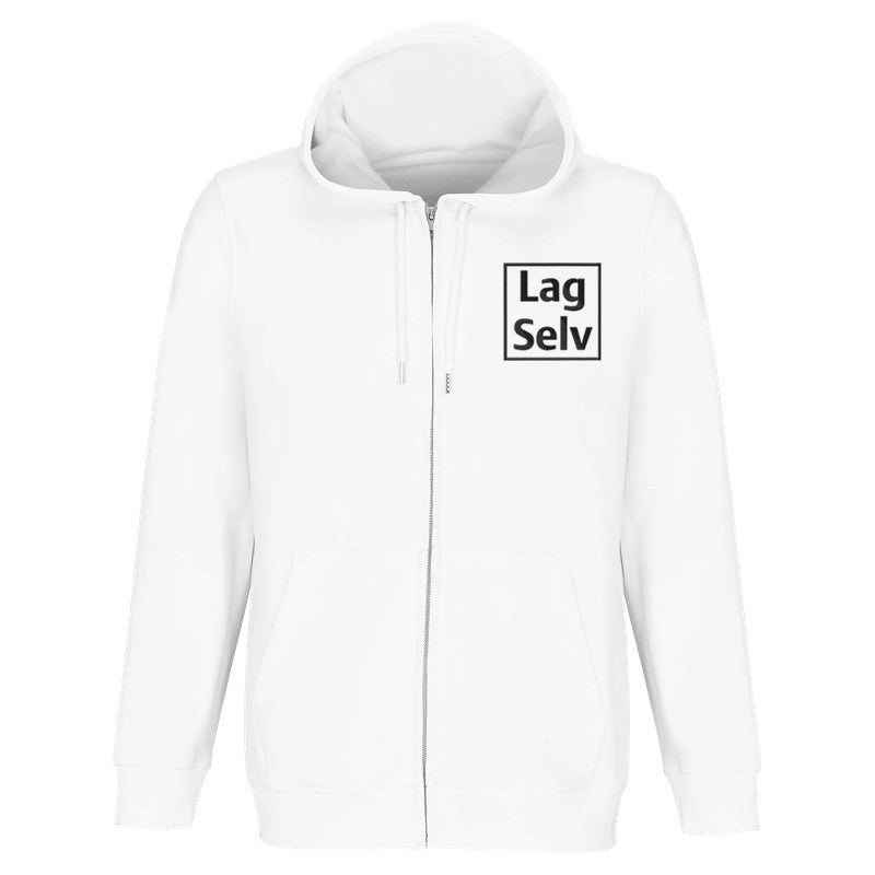 Ekologisk unisex-hoodie med dragkedja | Personligt broderi