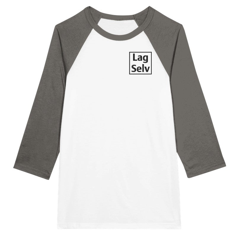 Skapa din egen unisex-raglant-shirt med 3/4-ärmar | Med eget broderi