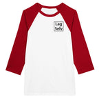 Skapa din egen unisex-raglant-shirt med 3/4-ärmar | Med eget broderi