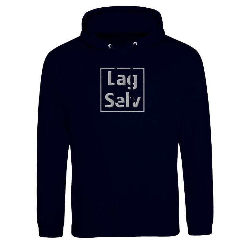Designa din egen premium-unisex-hoodie med broderi