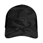 Camo-snapback-truckerkeps med eget broderi | Designa din egen logotyp