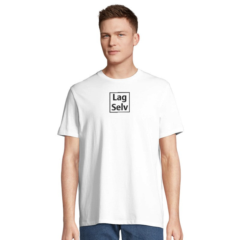 Designa din egen ekologiska unisex-T-shirt med personligt broderi