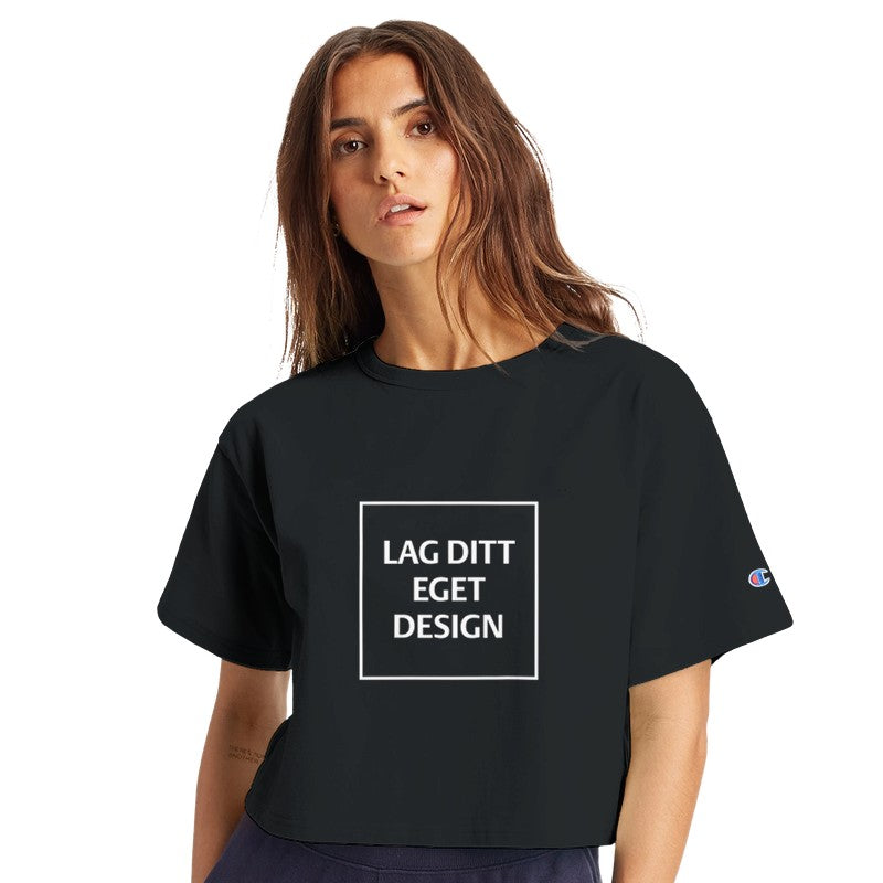 Designa din egen cropped-T-shirt med tryck