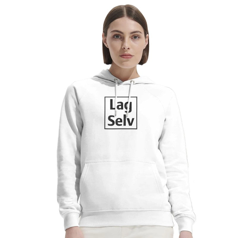 Ekologisk unisex-hoodie – designa din egen med broderi