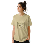 Klassisk unisex-t-shirt med rund hals för eget tryck | Designa din egen t-shirt