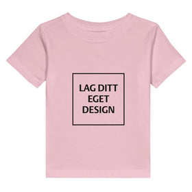 Klassisk T-shirt för Småbarn i Bomullsjersey med Eget Tryck