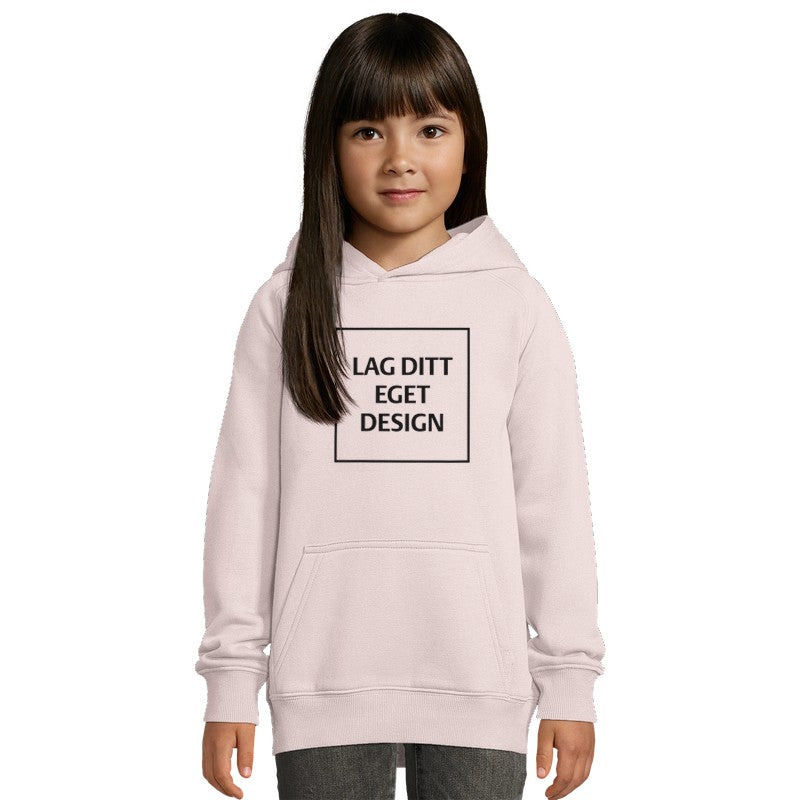 Økologisk Hettegenser til Barn med Eget Trykk | Bærekraftig Barnehoodie