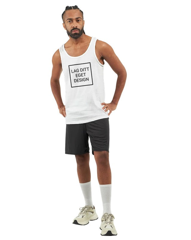 Premium unisex-linne med eget tryck | Designa din egen