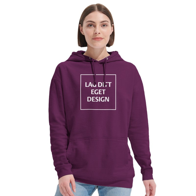 Designa din egen återvunna unisexhoodie | Personligt tryck