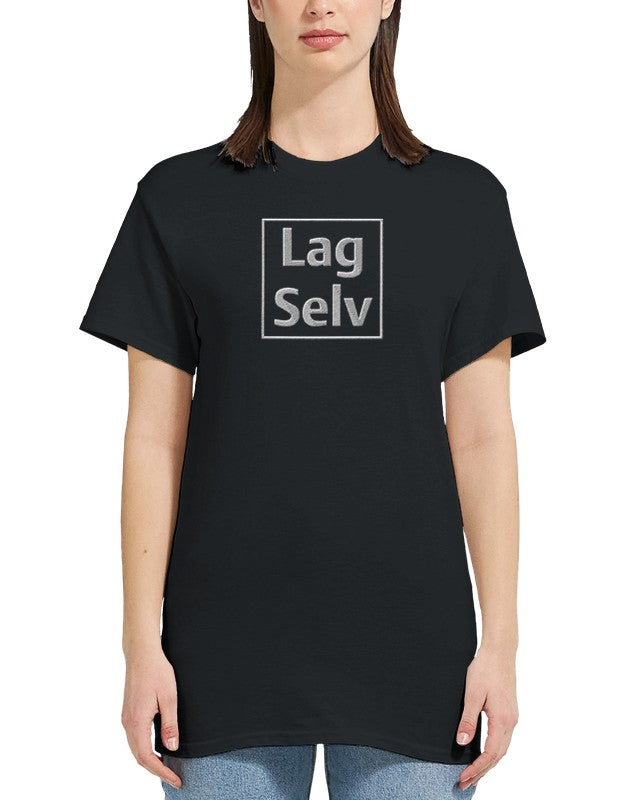 T-shirt med tung kvalitet för damer med eget broderi – Designa din egen