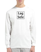 Personlig unisex-långärmad t-shirt med broderi – Designa din egen