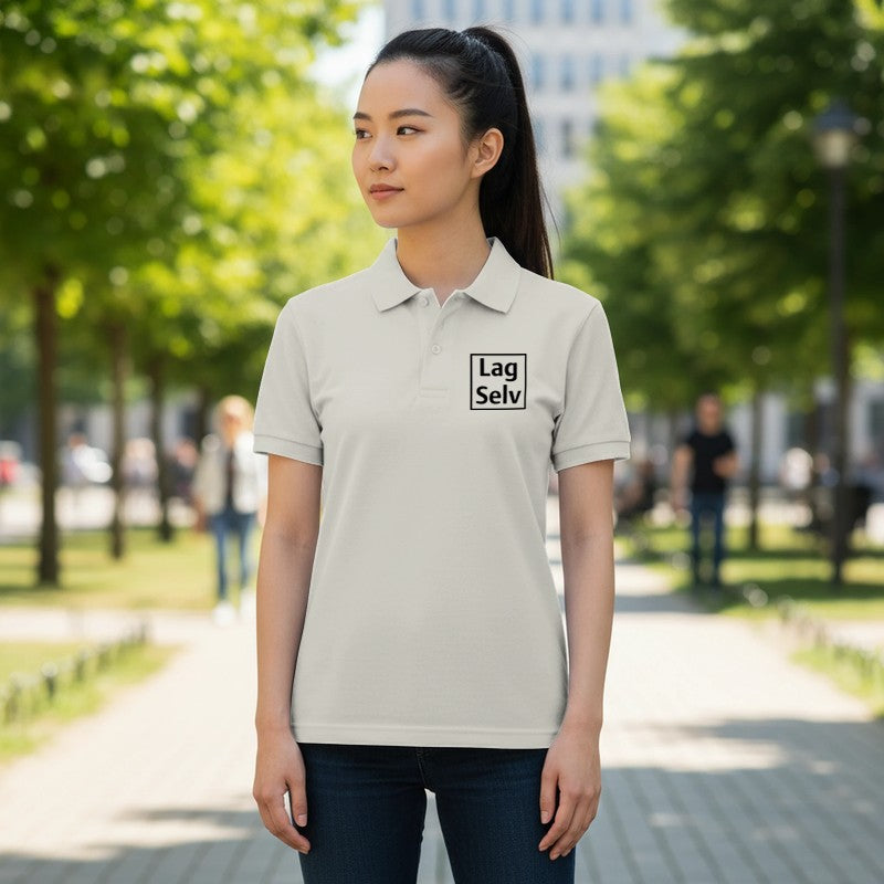 Pikétröja med eget tryck | Unisex premium