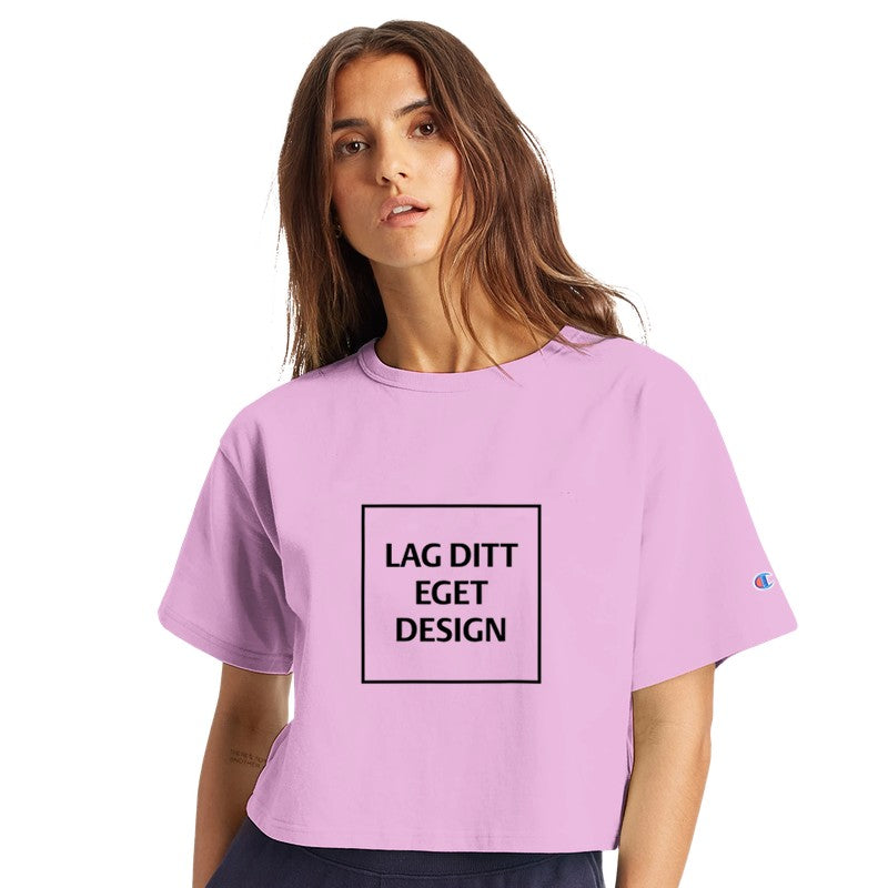 Designa din egen cropped-T-shirt med tryck