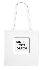 Klassisk tygkasse för eget tryck
