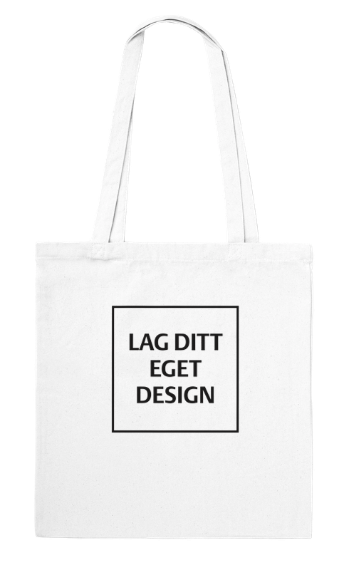 Klassisk tygkasse för eget tryck