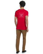 Designa din egen premium unisex-t-shirt med V-ringning och eget tryck