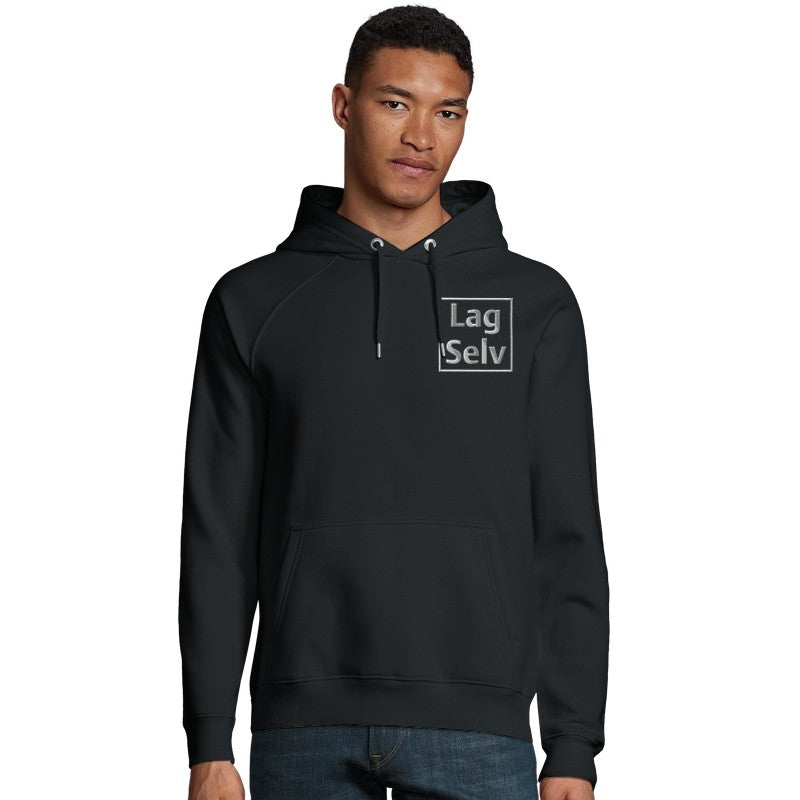 Ekologisk unisex-hoodie – designa din egen med broderi