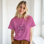 Klassisk unisex-t-shirt med rund hals för eget tryck | Designa din egen t-shirt