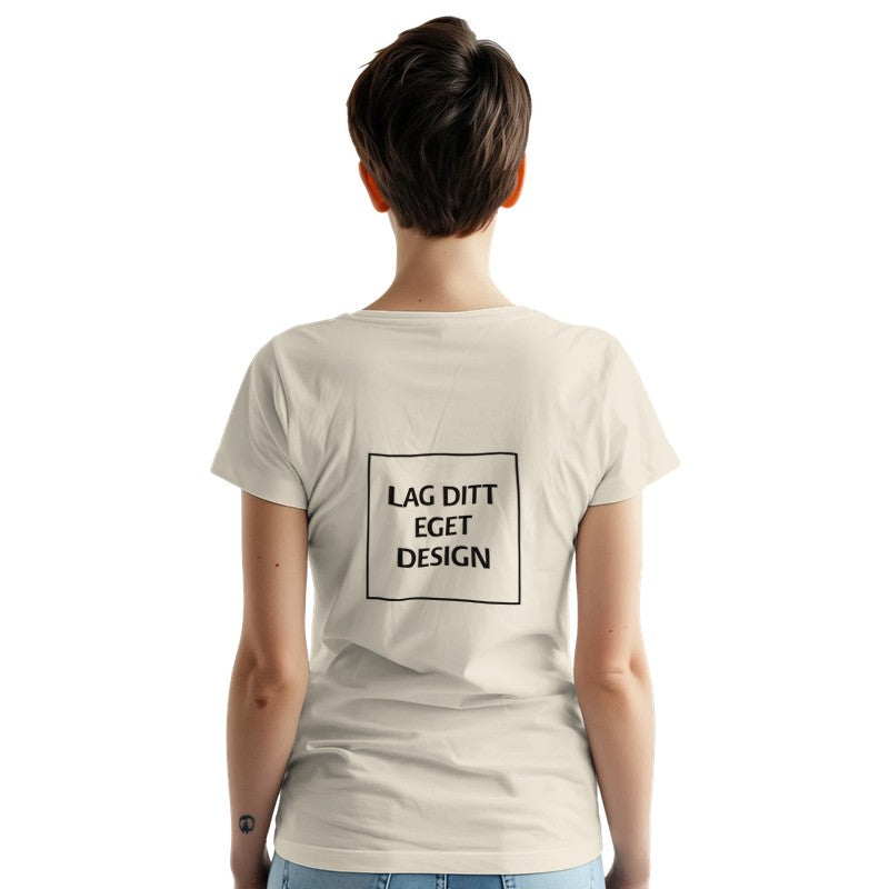 Designa din egen t-shirt med tryck | Robust unisextröja med rund hals