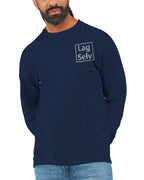 Personlig unisex-långärmad t-shirt med broderi – Designa din egen