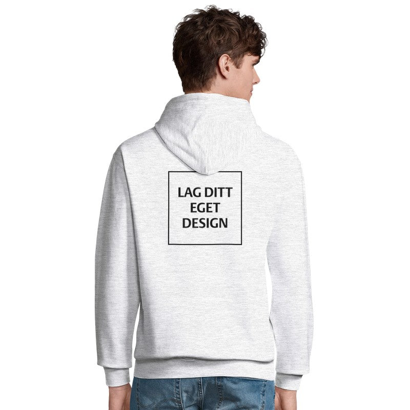 Designa din egen återvunna unisexhoodie | Personligt tryck