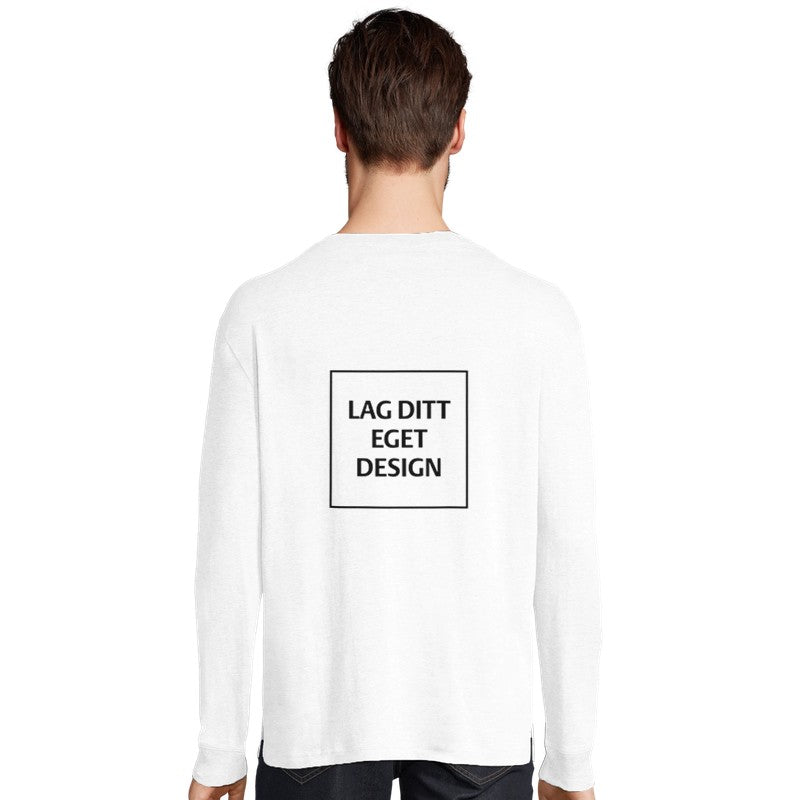 Designa din egen ekologiska långärmade T-shirt | Eget tryck