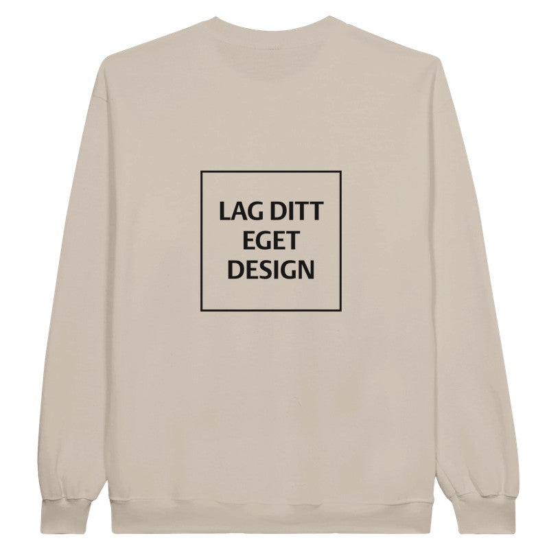 Personlig college-tröja med eget tryck | Designa din egen logotröja