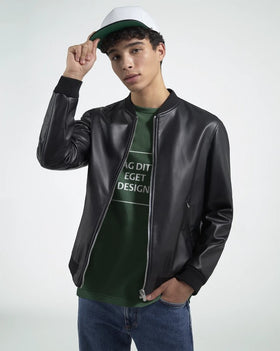 Premium långärmad T-shirt med eget tryck