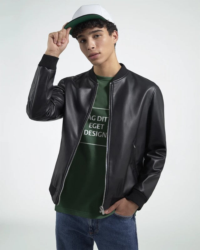Premium långärmad T-shirt med eget tryck