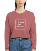 Designa din egen cropped sweatshirt för damer | personlig tröja med tryck