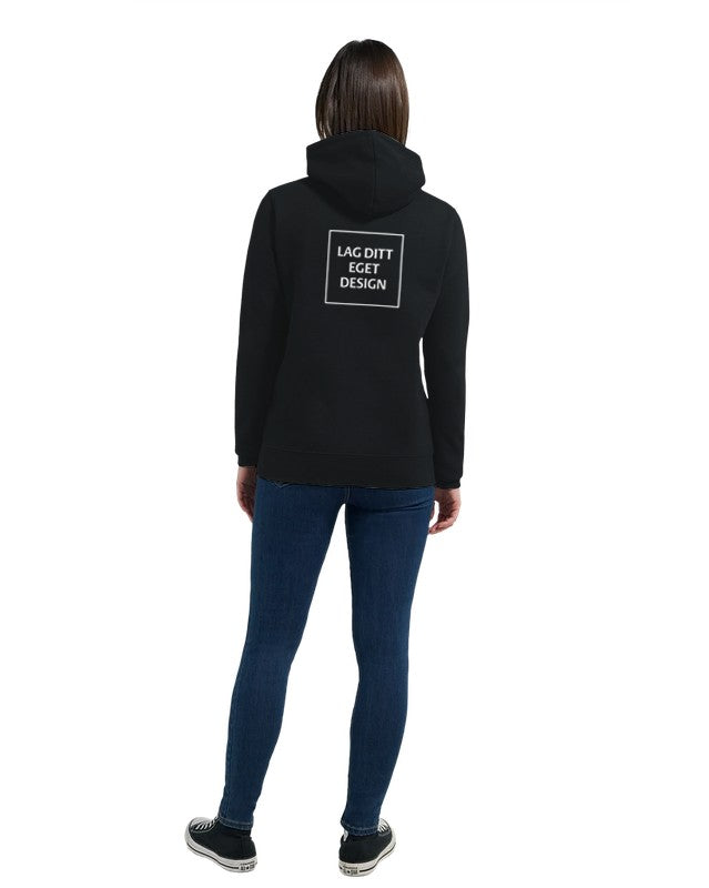 Personlig damhoodie med eget tryck