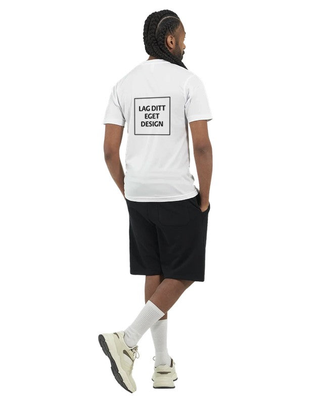 Performance-unisex-T-shirt – designa din egen med tryck