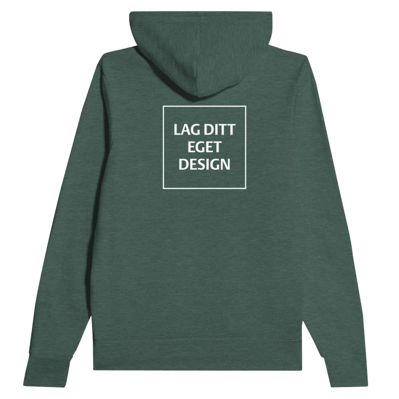 Personlig unisexhoodie med tryck | Skapa din egen