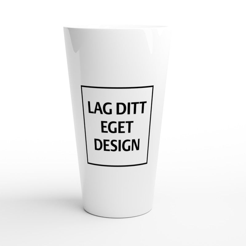 Stor keramisk lattemugg 17 oz | Eget tryck