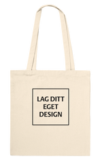 Klassisk tygkasse för eget tryck