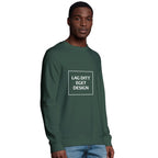 Ekologisk unisex-tröja med eget tryck | Designa din egen sweatshirt med rund hals