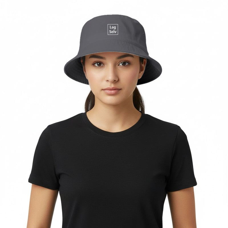 Vändbar bucket hat med tryck | Designa din egen