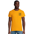 Ekologisk T-shirt för män med eget broderi | designa din egen